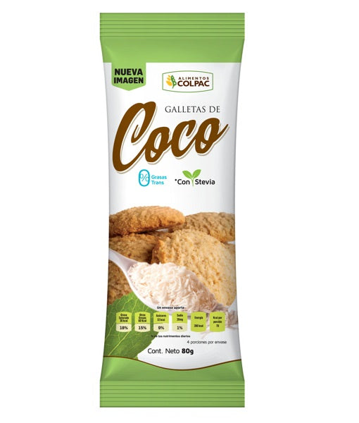 Colpac, Galleta Artesanal de Coco, 80g Cheap