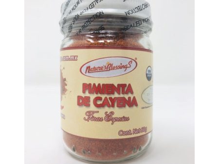 Nature s Blessing, Pimienta Cayena Orgánica, 60g Discount