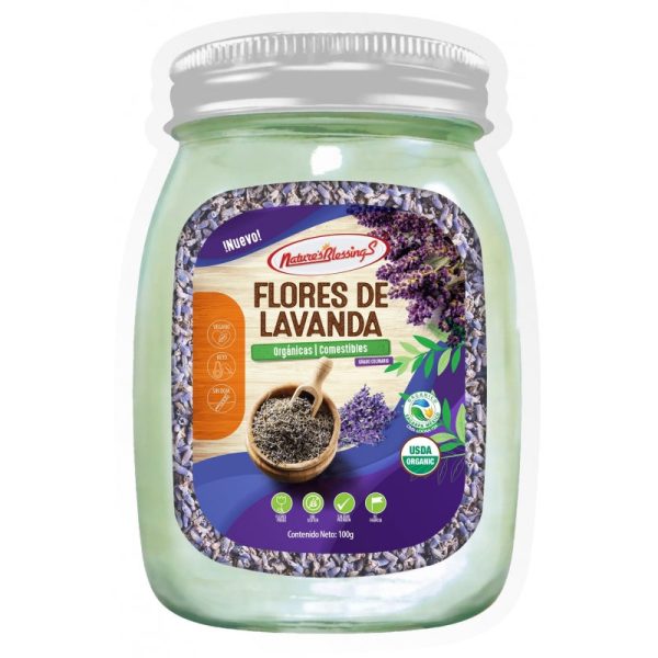 Nature s Bessings, Flores de Lavanda, 100g Online now