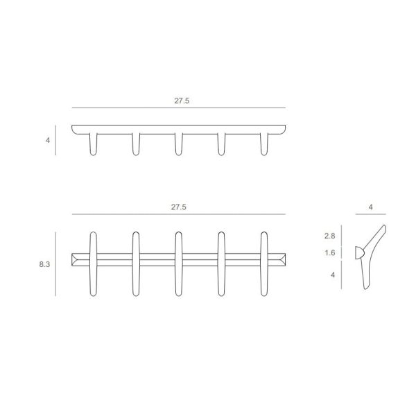 PI Wall Coat Rack Supply