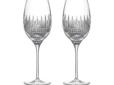 Lismore Diamond Essence White Wine Glass (Set of 2) For Discount