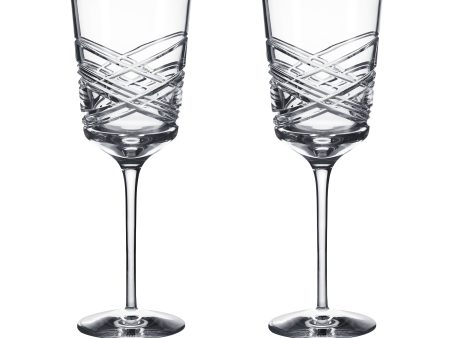 Aran White Wine Glass (Set of 2) Online