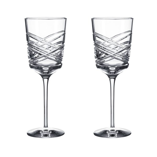 Aran White Wine Glass (Set of 2) Online