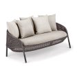 AHNDA 2-Seater Sofa with 5 Deco Pillows Discount