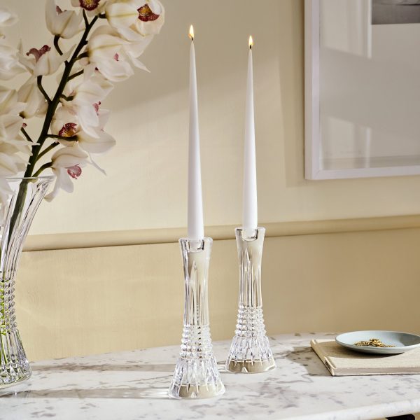 Lismore Diamond Candlestick (Set of 2) Online