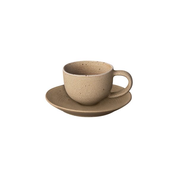 Kumi Stoneware Espresso Cup with Saucer (Set of 4) Discount