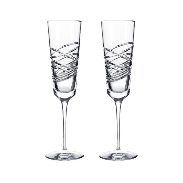 Aran Flute Glass (Set of 2) Discount