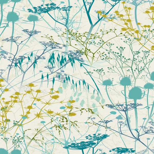 Summer Border Wallpaper Sample Swatch Cheap