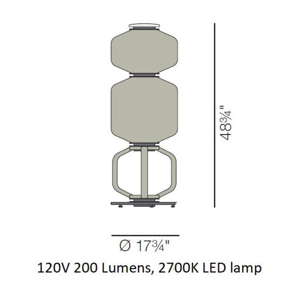 THE OTHERS Jama Statue Portable Lamp Hot on Sale