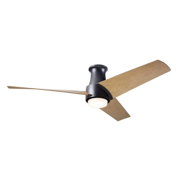 Ambit DC Flush Mount LED Ceiling Fan Fashion