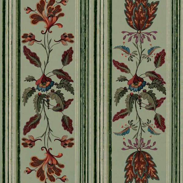 Tyrolean Panel Wallpaper Sample Swatch Cheap