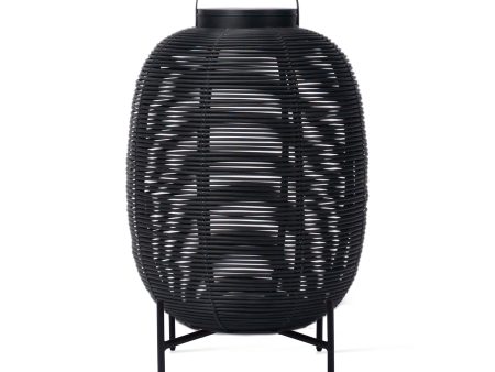 Tika Outdoor Lantern with Steel Base Online now