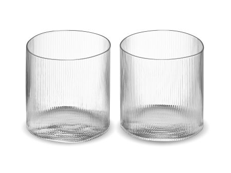 Circle Water Glass (Set of 2) Online Hot Sale