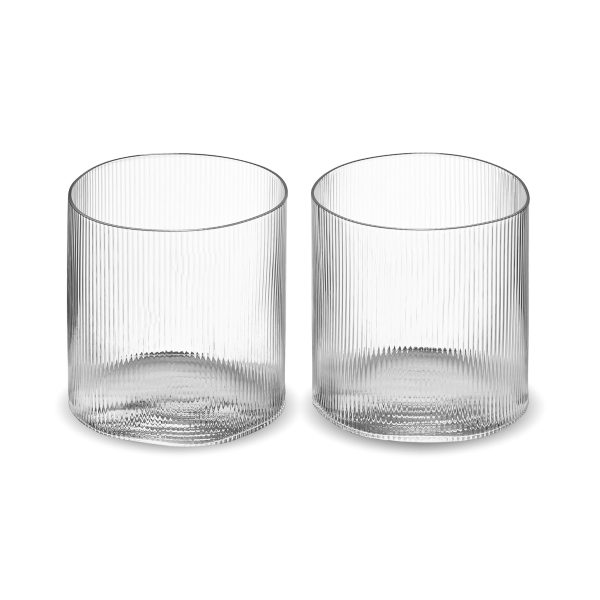 Circle Water Glass (Set of 2) Online Hot Sale