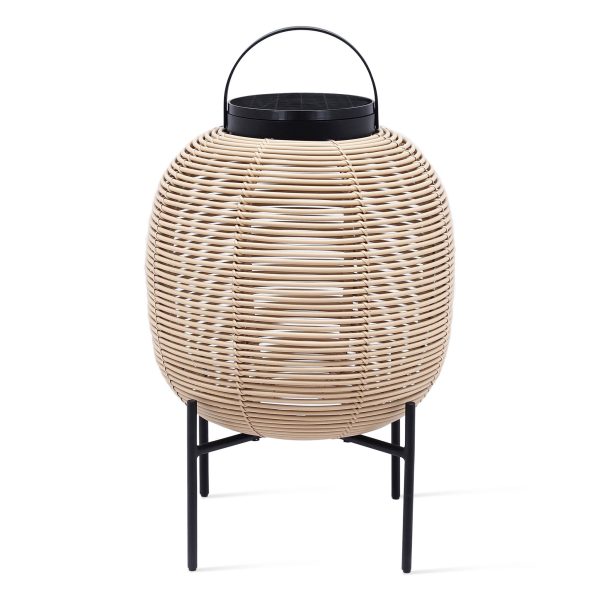 Tika Outdoor Lantern with Steel Base Online now