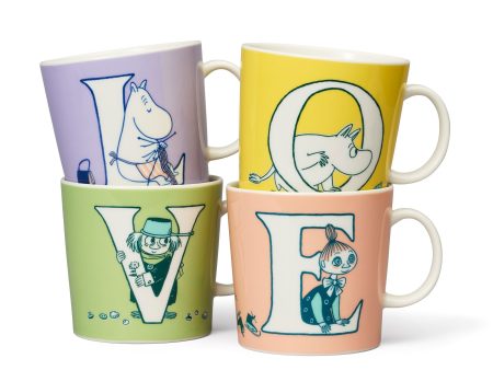 Moomin 4 Piece Mug Set Hot on Sale