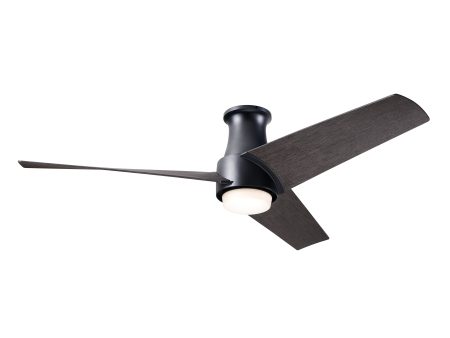 Ambit DC Flush Mount LED Ceiling Fan Fashion