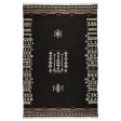 Yarasa Cocoa Wool Kilim Rug For Sale