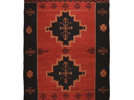 Yadigari Anatolia Red Wool Kilim Rug Supply