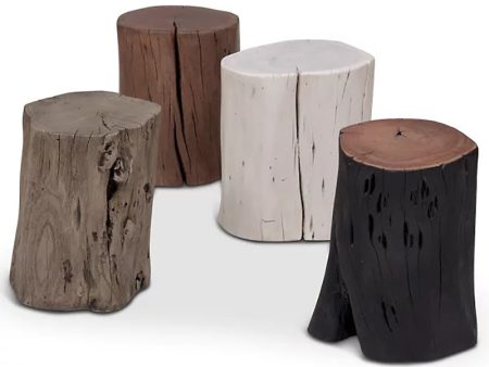 Solid Wood Stump Stool For Cheap