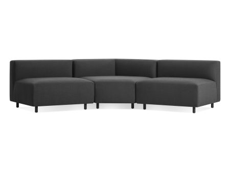 9 Yard Outdoor Angled Small Sectional Sofa Online Sale