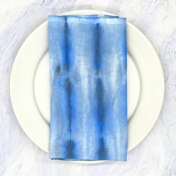 High Brow Hippie Shibori Linen Napkin (Set of 4) Fashion