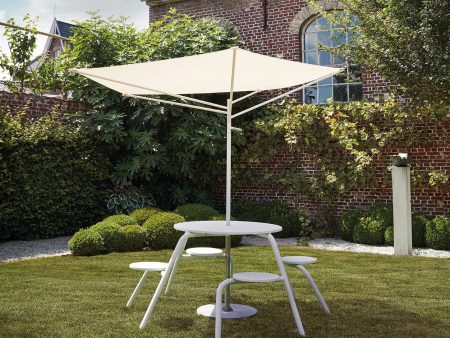 Virus 4-seater Picnic Table with Umbrella Hole For Discount