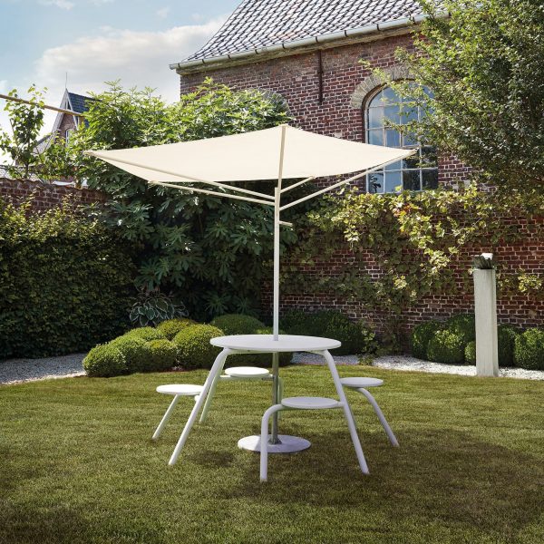 Virus 4-seater Picnic Table with Umbrella Hole For Discount