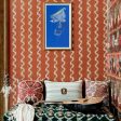 Vintage Ikat Wallpaper For Discount