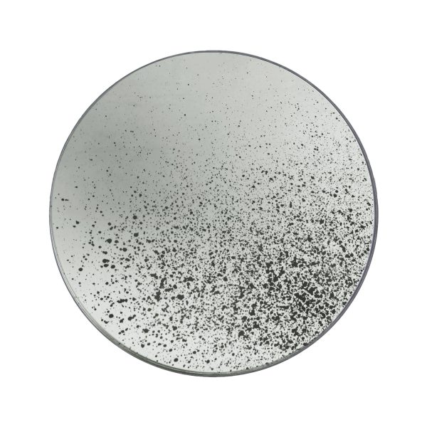 Aged Round Wall Mirror For Sale