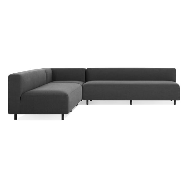 9 Yard Outdoor Armless L Sectional Sofa Online