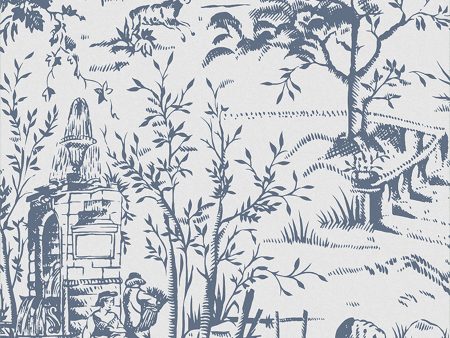 Toile de Jouy Wallpaper Sample Swatch Online Sale