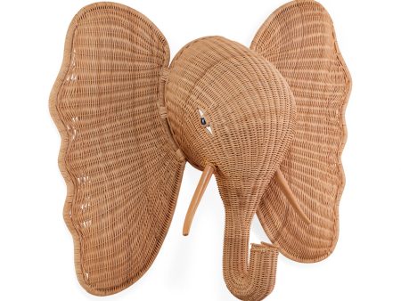 Wicker Elephant Wall Art Sale