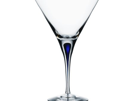 Intermezzo Blue Martini Glass Online Hot Sale