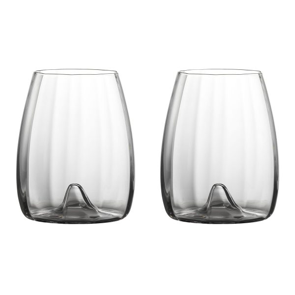 Elegance Optic Stemless Wine Glass (Set of 2) Online Sale