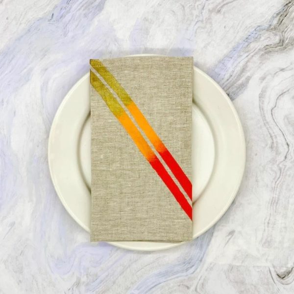 Racer Stripe Napkin (Set of 4) Fashion