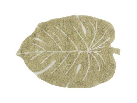 Mini Monstera Washable Rug For Discount