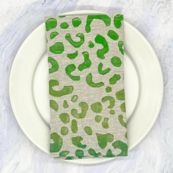 On The Prowl Cheetah Print Napkin (Set of 4) Supply