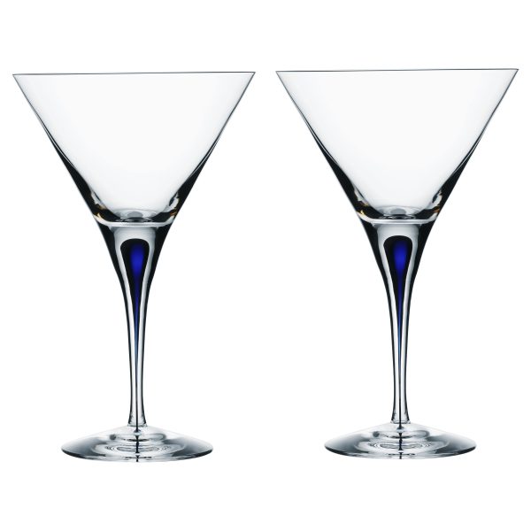 Intermezzo Blue Martini Glass Online Hot Sale