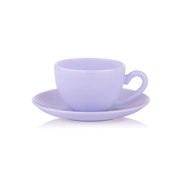 Milk Cup With Saucer (Set of 4) Sale