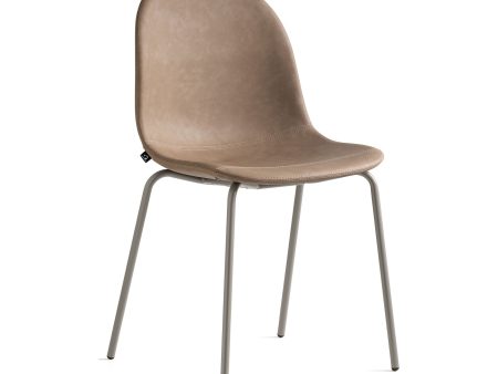 Academy Upholstered Dining Chair with Tube Base For Discount