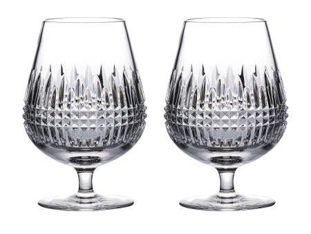 Connoisseur Lismore Diamond Brandy Balloon Glass (Set of 2) Online Sale