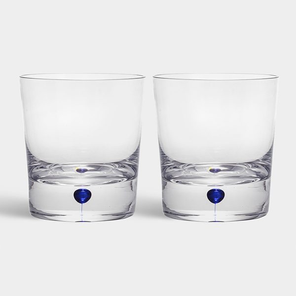 Intermezzo Blue Double Old Fashioned Glass Online Sale