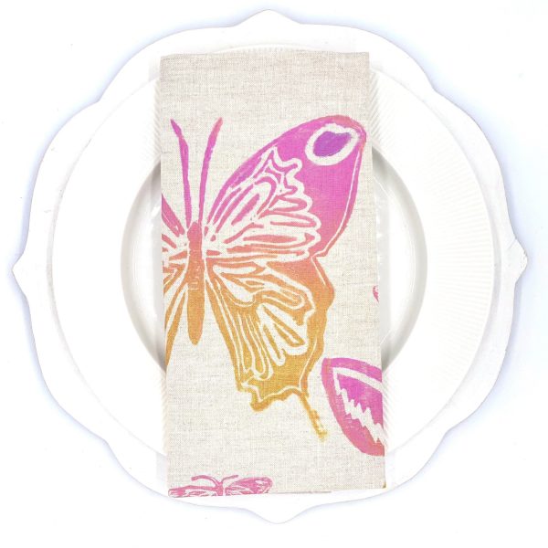 Butterfly Linen Napkin (Set of 4) Fashion