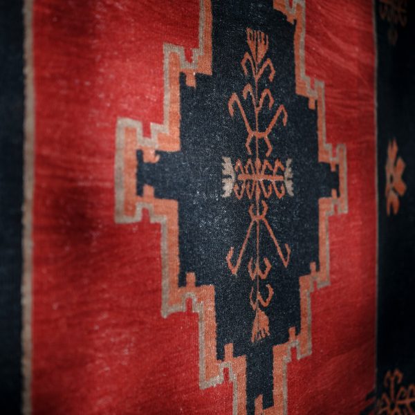 Yadigari Anatolia Red Wool Kilim Rug Supply