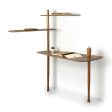 Unica Escritorio Desk in Natural Solid Walnut Online Hot Sale