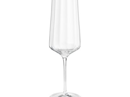 Bernadotte Champagne Flute Glass (Set of 6) Online now