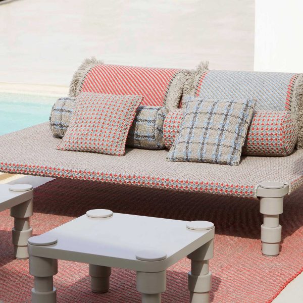 Garden Layers Small Outdoor Cushion Checks For Discount