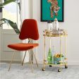 Jacques Round Bar Cart For Cheap