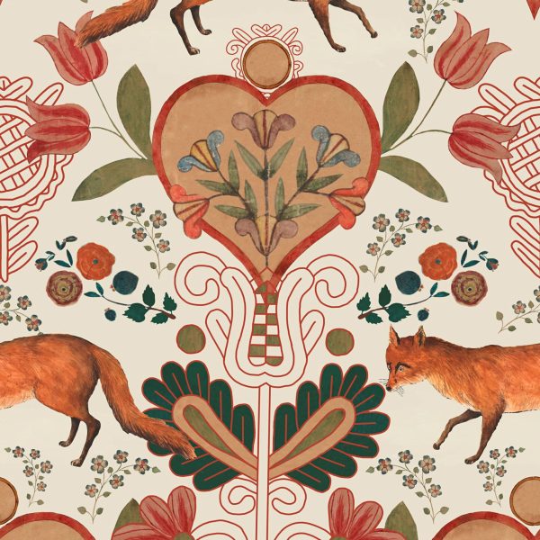 The Vixen Wallpaper Sample Swatch Supply